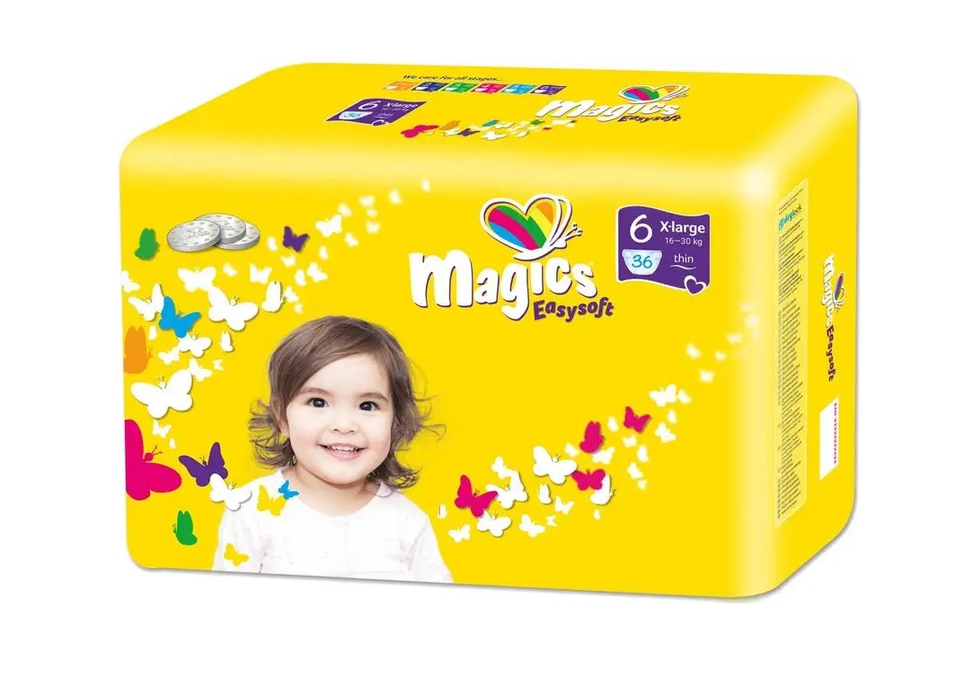Подгузники Magics XL (15-30 кг)